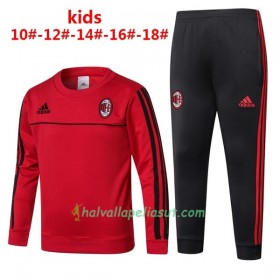 Lasten AC Milan Training Huppari Suits 2017-18 Punainen